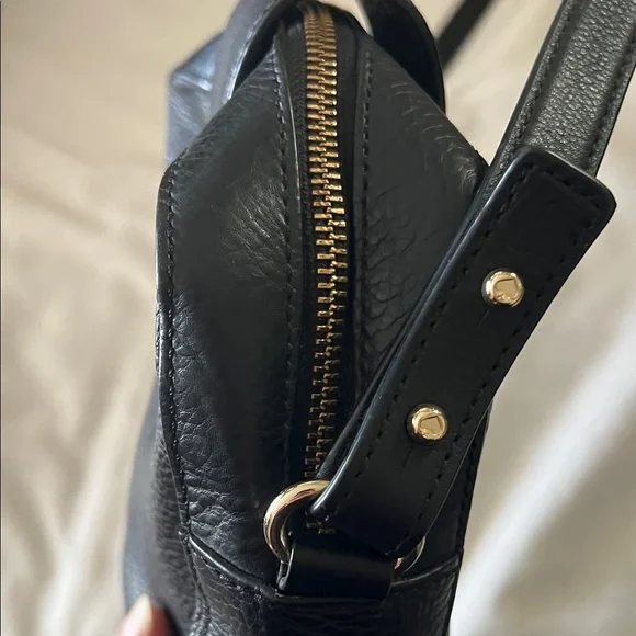 Kate Spade Black Leather Crossbody Bag - Picture 3 of 6
